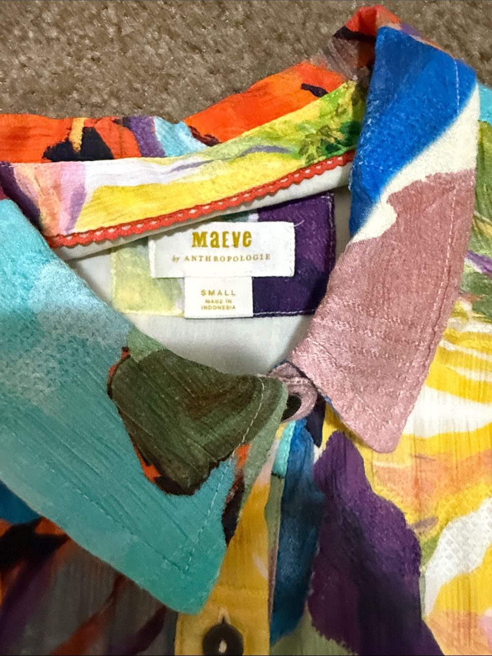 Maeve by Anthropologie Sleeveless Floral Midi Dress in multi color floral print - Picture 10 of 12